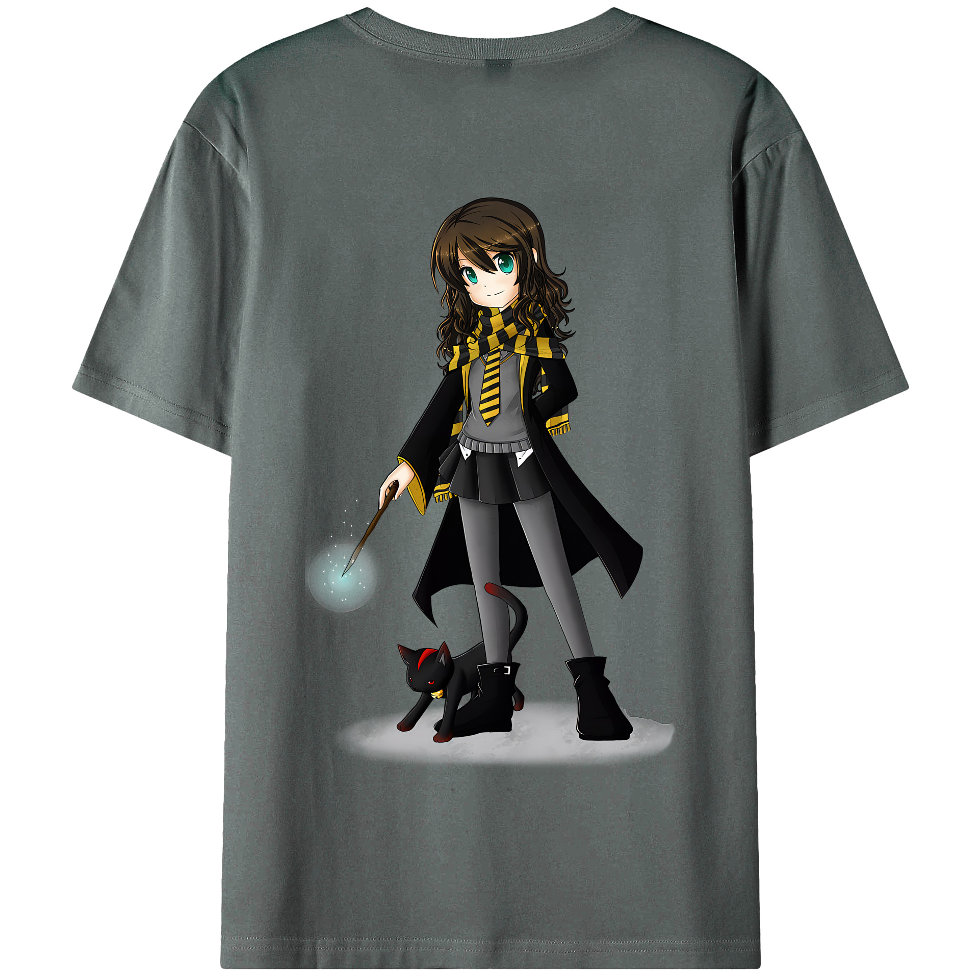 （画像用） Harry Potter ハリー・ポッターシリーズ 綿100％半袖Tシャツ（背面プリント）